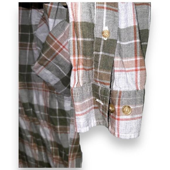 Plaid Brooks Brothers Regent Fit Flannel Button Down Shirt L - Picture 6 of 8